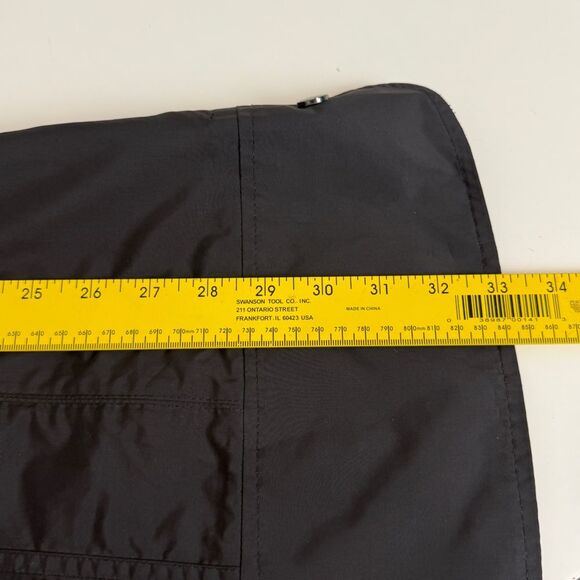 Cole Haan Black Packable Rain Jacket Convertible Hood S - Picture 12 of 12